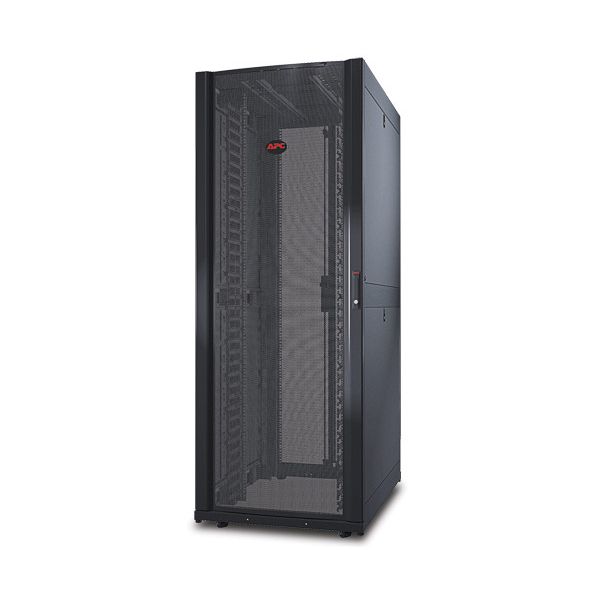APC NetShelter SX 42U 750mm(b) x 1070mm(d) 19" IT rack, netwerkbehuizing met zijpanelen, zwart (AR3140)
