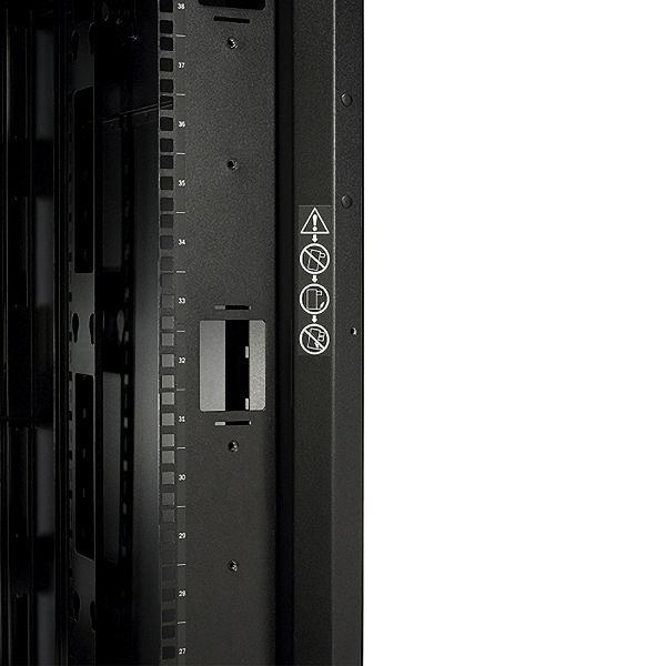 APC NetShelter SX 42U 750mm brede x 1070mm diepe behuizing met zijden, zwart - 907 kg Schokbestendige verpakking (AR3150SP)