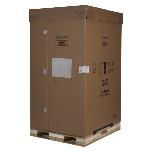 APC NetShelter SX 42U 750mm(b) x 1070mm(d) 19" IT rack, behuizing met zijpanelen, zwart, Shock Packaging (AR3150SP)