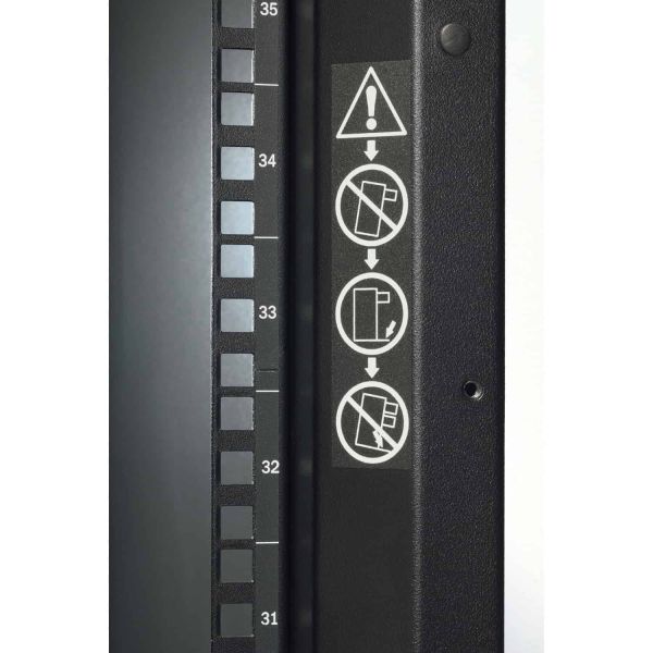 APC NetShelter SX 42U 750mm(b) x 1070mm(d) 19" IT rack, behuizing zonder zijpanelen, zwart (AR3150X609) APC NetShelter SX 42U 750mm(b) x 1070mm(d) 19" IT rack, behuizing zonder zijpanelen, zwart (AR3150X609)