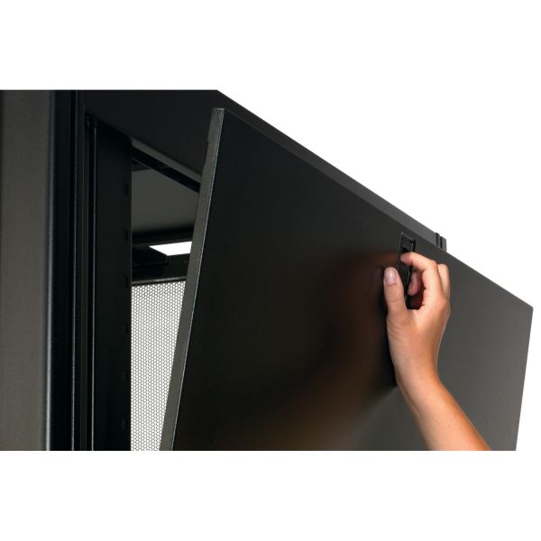 APC NetShelter SX 42U 750mm(b) x 1070mm(d) 19" IT rack, behuizing zonder deuren en zijpanelen, zwart (AR3150X617) APC NetShelter SX 42U 750mm(b) x 1070mm(d) 19" IT rack, behuizing zonder deuren en zijpanelen, zwart (AR3150X617)