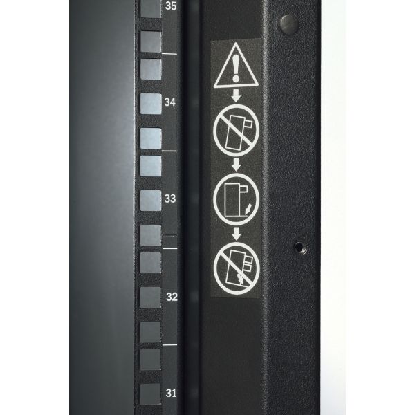 APC NetShelter SX 42U 750mm(b) x 1070mm(d) 19" IT rack, behuizing zonder deuren en zijpanelen, zwart (AR3150X617) APC NetShelter SX 42U 750mm(b) x 1070mm(d) 19" IT rack, behuizing zonder deuren en zijpanelen, zwart (AR3150X617)
