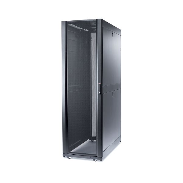 APC NetShelter SX 42U 600mm(b) x 1200mm(d) 19" IT rack, behuizing met zijpanelen, zwart (AR3300)