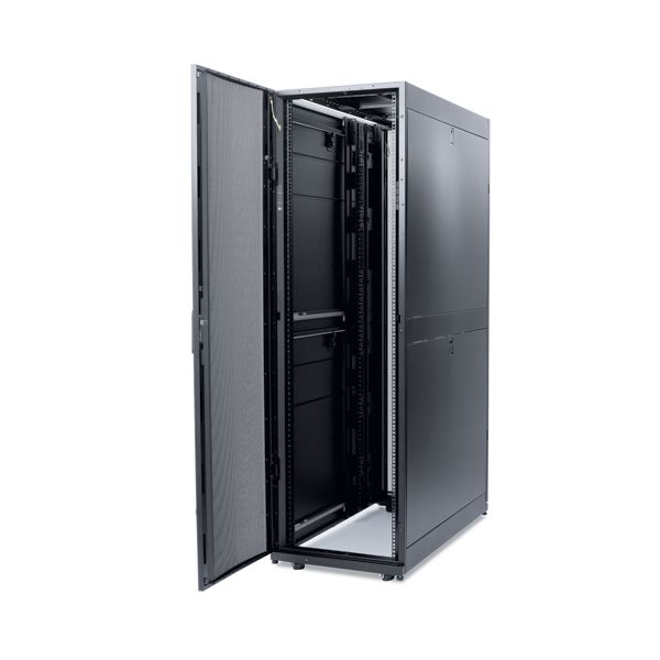 APC NetShelter SX 42U 600mm Wide x 1200mm Deep Enclosure with Sides Black -2000 lbs. Shock Packaging (AR3300SP)