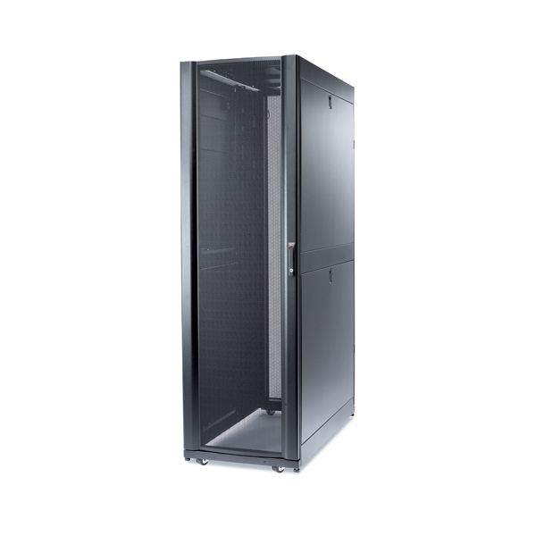 APC NetShelter SX 48U 600mm(b) x 1200mm(d) 19" IT rack, behuizing met zijpanelen, zwart (AR3307)