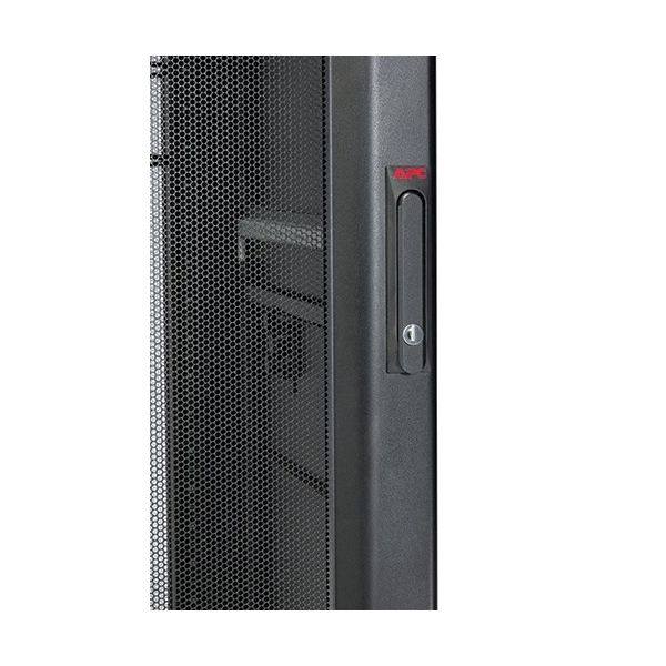 APC NetShelter SX 48U 600mm(b) x 1200mm(d) 19" IT rack, behuizing met zijpanelen, zwart, Shock Packaging (AR3307SP)