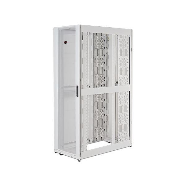 APC NetShelter SX 48U 600mm brede x 1200mm diepe behuizing met zijden, wit (AR3307W)