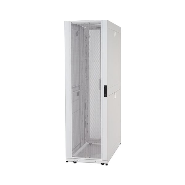 APC NetShelter SX 48U 600mm brede x 1200mm diepe behuizing met zijden, wit (AR3307W)