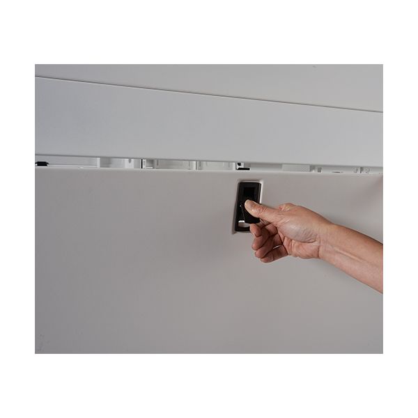 APC NetShelter SX 48U 600mm brede x 1200mm diepe behuizing met zijden, wit (AR3307W)