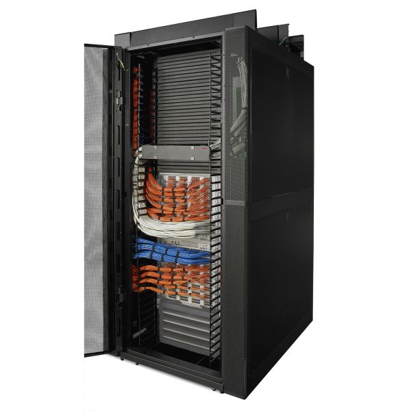 APC NetShelter SX 42U 750mm brede x 1200mm diepe netwerkbehuizing met zijden, zwart (AR3340) APC NetShelter SX 42U 750mm brede x 1200mm diepe netwerkbehuizing met zijden, zwart (AR3340)