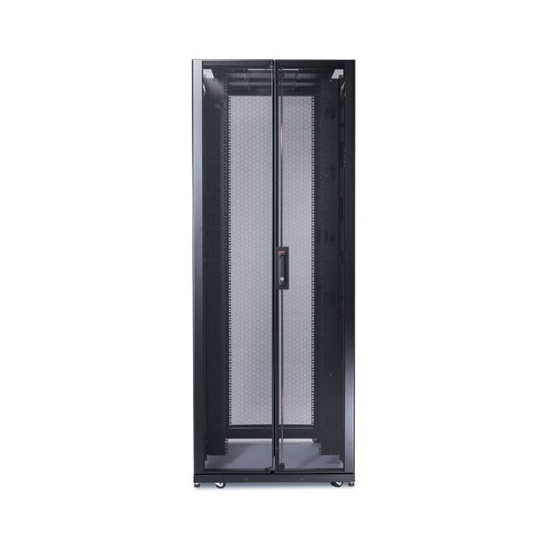 APC NetShelter SX 48U 750mm(b) x 1200mm(d) 19" IT rack, behuizing met zijpanelen, zwart, Shock Packaging (AR3357SP)