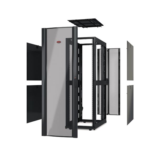 APC NetShelter SX 48U 750mm Wide x 1200mm Deep Enclosure Without Doors Black (AR3357X610)