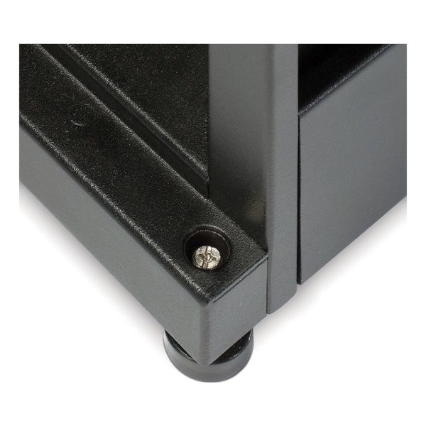 APC NetShelter AV 42U 600mm brede x 825mm diepe behuizing met zijden en 10-32 rails met schroefdraad zwart (AR3810)
