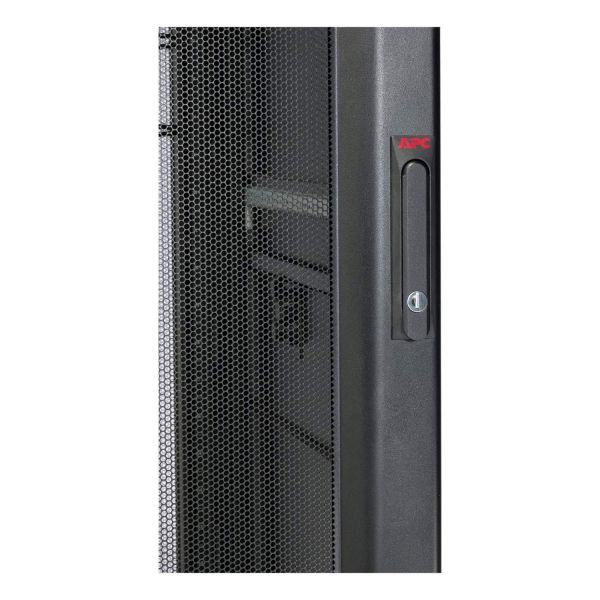 APC NetShelter AV 42U 600mm brede x 825mm diepe behuizing met zijden en 10-32 rails met schroefdraad zwart (AR3810)