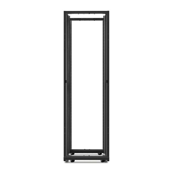APC NetShelter AV 42U 600mm Wide x 825mm Deep Enclosure 10-32 Threaded Rails No Sides/Roof/Doors Black (AR3812)