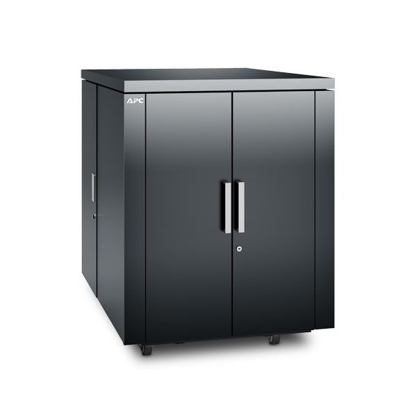 APC NetShelter CX 18U Geluiddempende 'Server Room in a Box', Shock Packaging, Donker Grijs (AR4018SPX431)