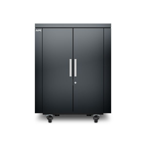 APC NetShelter CX 18U Geluiddempende 'Server Room in a Box', Shock Packaging, Donker Grijs (AR4018SPX431)