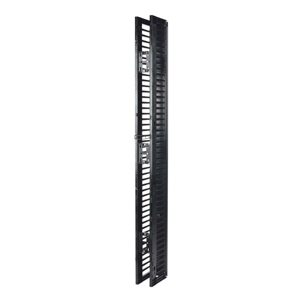 APC Valueline, verticale kabelmanager voor 2 & 4-stijls racks, 84"H X 6"B, enkelzijdig met deur (AR8715) APC Valueline, verticale kabelmanager voor 2 & 4-stijls racks, 84"H X 6"B, enkelzijdig met deur (AR8715)
