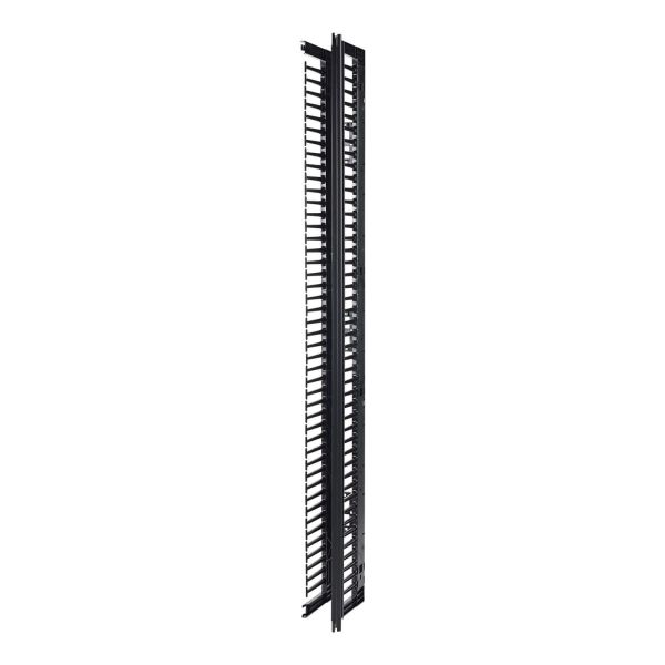 APC Valueline, verticale kabelmanager voor 2 & 4-stijls racks, 84"H X 6"B, enkelzijdig met deur (AR8715) APC Valueline, verticale kabelmanager voor 2 & 4-stijls racks, 84"H X 6"B, enkelzijdig met deur (AR8715)