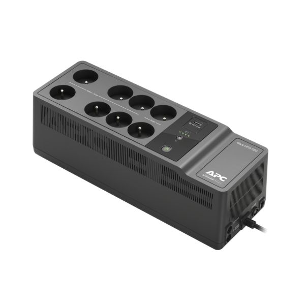 APC Back-UPS BE650G2-FR - Noodstroomvoeding 8x penaarde(België), 650VA, 1 USB oplader, 1 USB datapoort (BE650G2-FR)