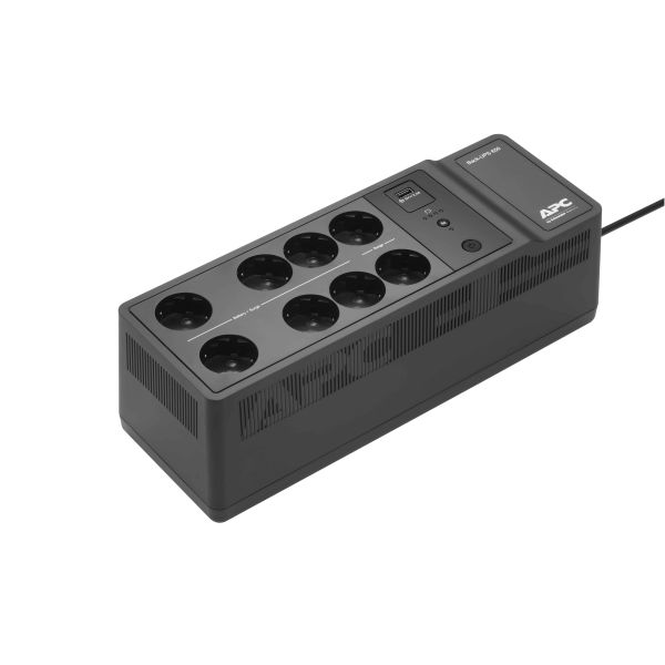 APC Back-UPS BE650G2-GR - Noodstroomvoeding 8x stopcontact, 650VA, 1 USB oplader, 1 USB datapoort (BE650G2-GR)