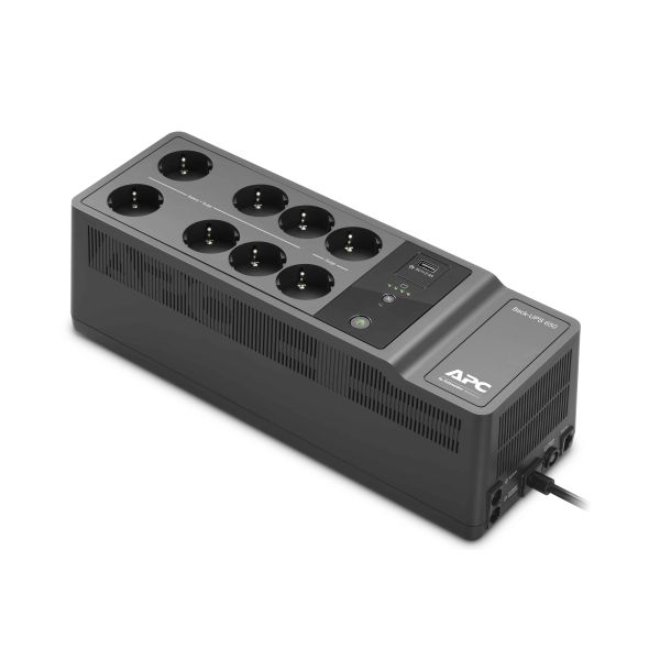 APC Back-UPS BE650G2-GR - Noodstroomvoeding 8x stopcontact, 650VA, 1 USB oplader, 1 USB datapoort (BE650G2-GR)