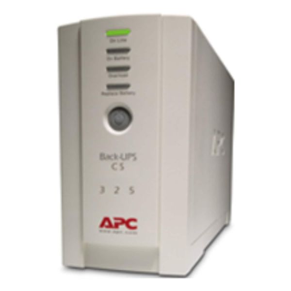 APC Back-UPS 325, 230V, IEC 320, zonder software voor automatische uitschakeling