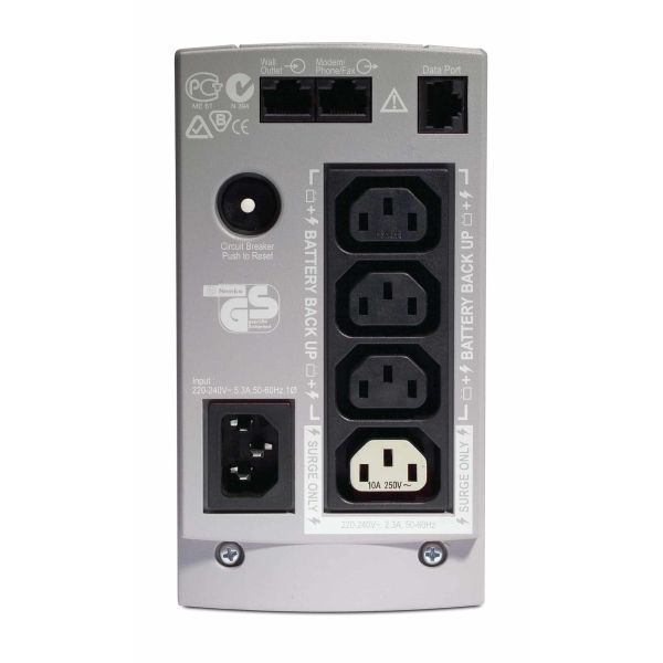 APC Back-UPS 500VA noodstroomvoeding 4x C13 uitgang, USB (BK500EI)