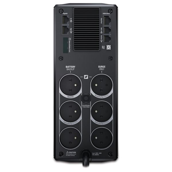 APC Back-UPS Pro 1200 - UPS - 720 Watt (BR1200G-FR) APC Back-UPS PRO BR1200G-FR - Noodstroomvoeding, 1200VA, 6x Penaarde(België), USB (BR1200G-FR)