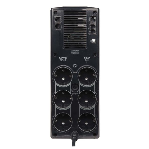 APC Back-UPS PRO BR1200G-GR - Noodstroomvoeding, 1200VA, 6x stopcontact, USB (BR1200GI) APC Back-UPS PRO BR1200G-GR - Noodstroomvoeding, 1200VA, 6x stopcontact, USB (BR1200GI)