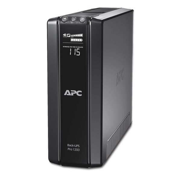 APC Back-UPS PRO BR1200G-GR - Noodstroomvoeding, 1200VA, 6x stopcontact, USB (BR1200GI)