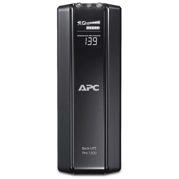 APC Back-UPS PRO BR1500G-FR - Noodstroomvoeding, 1500VA, 6x Penaarde(België), USB, uitbreidbare runtime (BR1500G-FR)