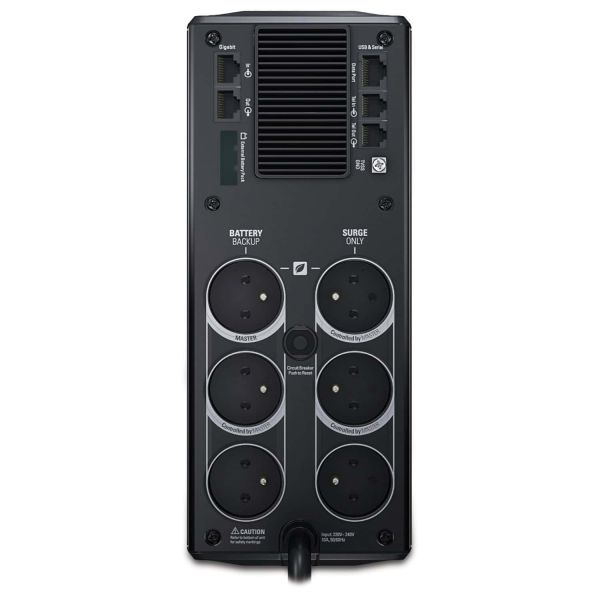APC BACK UPS RS 1500 VA (BR1500G-FR) APC Back-UPS PRO BR1500G-FR - Noodstroomvoeding, 1500VA, 6x Penaarde(België), USB, uitbreidbare runtime (BR1500G-FR)