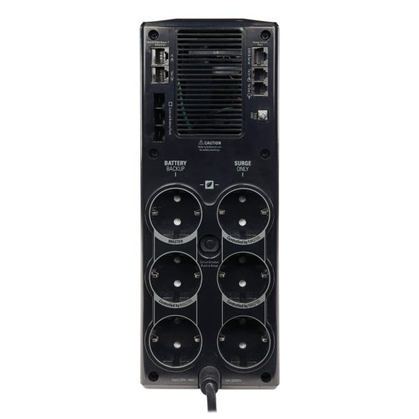 APC Back-UPS PRO BR1500G-GR - Noodstroomvoeding, 1500VA, 6x stopcontact, USB, uitbreidbare runtime (BR1500G-GR) APC Back-UPS PRO BR1500G-GR - Noodstroomvoeding, 1500VA, 6x stopcontact, USB, uitbreidbare runtime (BR1500G-GR)