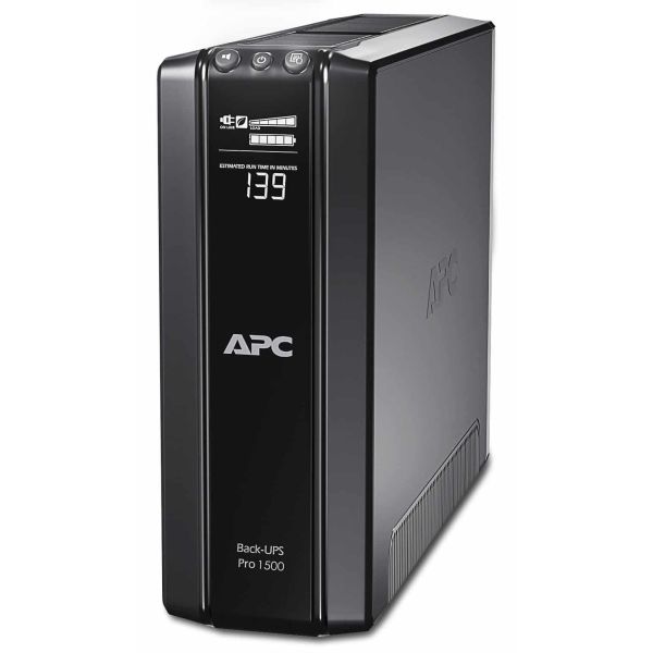 APC Back-UPS Pro BR1500GI Noodstroomvoeding - 1500VA, 10x C13 uitgang, USB, uitbreidbare runtime (BR1500GI)