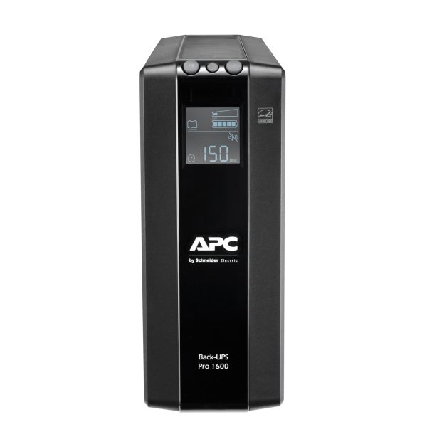 APC Back-UPS PRO BR1600MI - Noodstroomvoeding, 8x C13 uitgang, USB, 1600VA (BR1600MI)