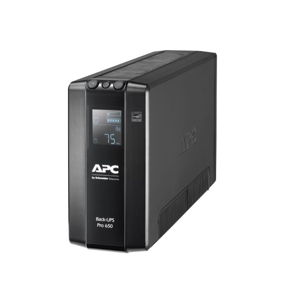 APC Back-UPS PRO BR650MI - Noodstroomvoeding, 6x C13 uitgang, USB, 650VA (BR650MI)