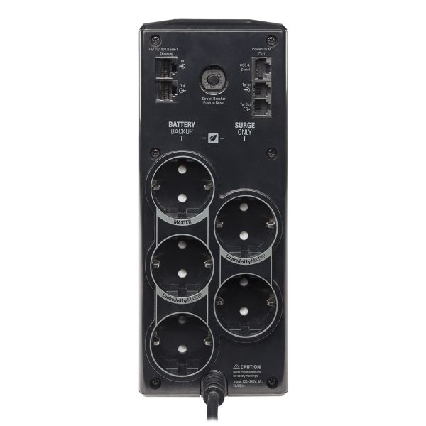 APC Back-UPS PRO BR900G-GR - Noodstroomvoeding, 900VA, 5x stopcontact, USB (BR900G-GR) APC Back-UPS PRO BR900G-GR - Noodstroomvoeding, 900VA, 5x stopcontact, USB (BR900G-GR)