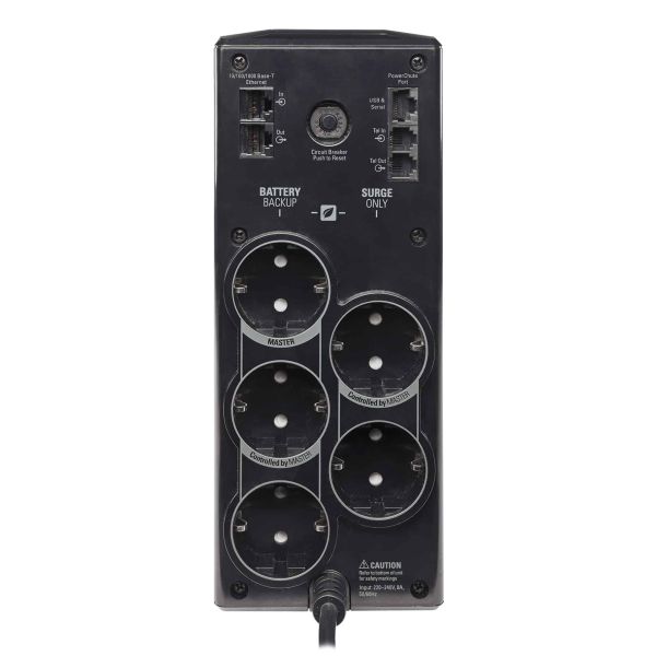 APC Back-UPS PRO 900VA noodstroomvoeding 5x stopcontact, USB (BR900G-GR)