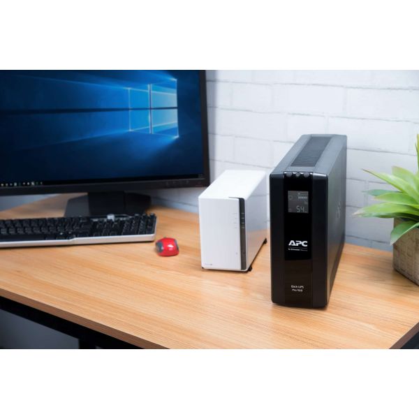 APC Back-UPS PRO BR900MI - Noodstroomvoeding, 6x C13 uitgang, USB, 900VA (BR900MI)