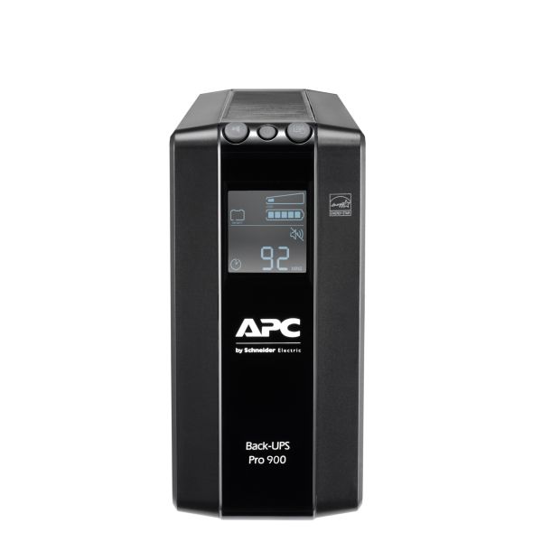 APC Back-UPS PRO BR900MI - Noodstroomvoeding, 6x C13 uitgang, USB, 900VA (BR900MI) APC Back-UPS PRO BR900MI - Noodstroomvoeding, 6x C13 uitgang, USB, 900VA (BR900MI)