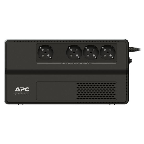 APC Easy-UPS BV800I-GR - Noodstroomvoeding, 4x Schuko stopcontact, 1000VA (BV1000I-GR)