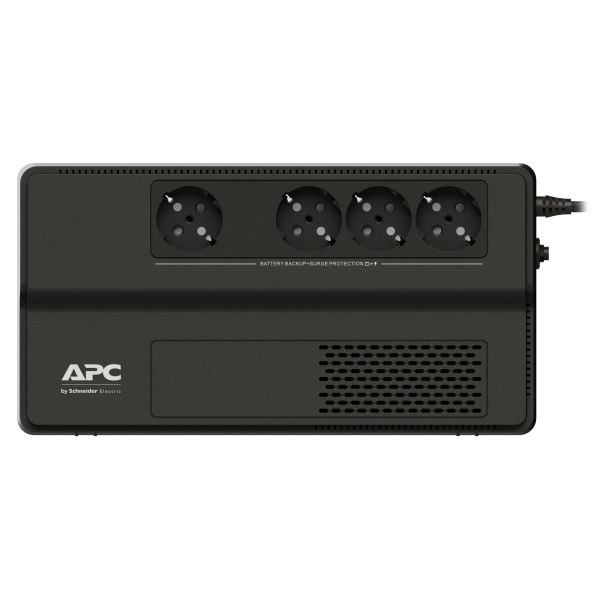 APC Easy-UPS BV800I-GR - Noodstroomvoeding, 4x Schuko stopcontact, 1000VA (BV1000I-GR) APC Easy-UPS BV800I-GR - Noodstroomvoeding, 4x Schuko stopcontact, 1000VA (BV1000I-GR)