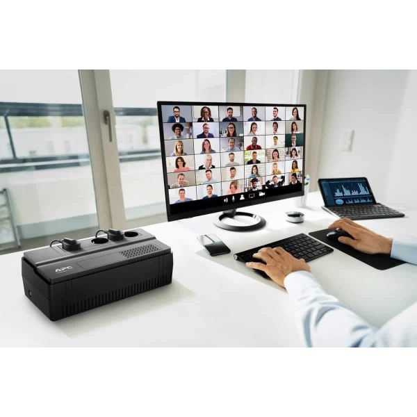 APC Easy-UPS BV500I-GR - Noodstroomvoeding, 4x Schuko stopcontact, 500VA (BV500I-GR)