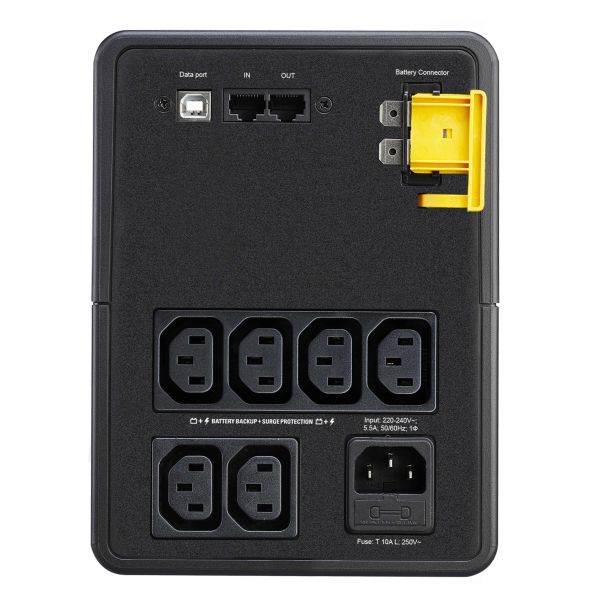 APC Back-UPS BX1200MI Noodstroomvoeding - 1200VA, 6x C13, USB (BX1200MI)