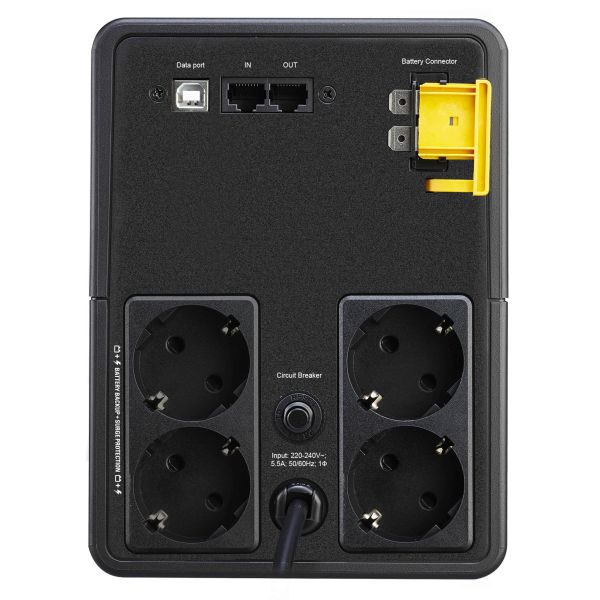 APC Back-UPS BX1200MI-GR Noodstroomvoeding 1200VA 4x stopcontact, USB (BX1200MI-GR)