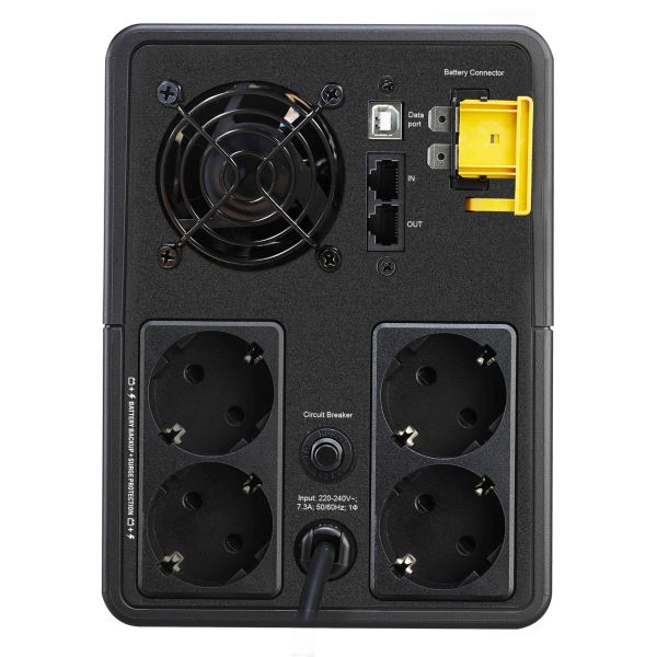 APC Back-UPS BX1600MI-GR Noodstroomvoeding 1600VA 4x stopcontact, USB (BX1600MI-GR)