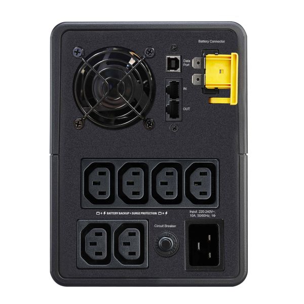 APC Back-UPS BX2200MI Noodstroomvoeding - 2200VA, 6x C13, USB (BX2200MI)
