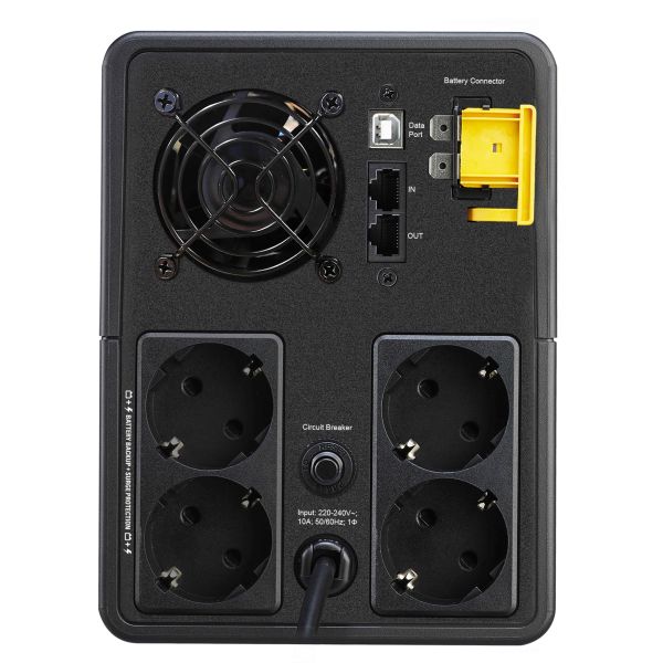 APC Back-UPS BX2200MI-GR Noodstroomvoeding - 2200VA, 4x stopcontact, USB (BX2200MI-GR) APC Back-UPS BX2200MI-GR Noodstroomvoeding - 2200VA, 4x stopcontact, USB (BX2200MI-GR)