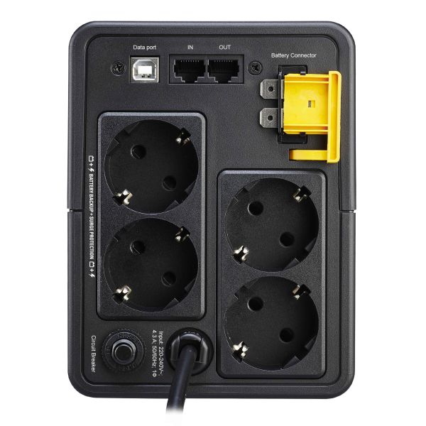 APC Back-UPS BX950MI-GR Noodstroomvoeding 950VA 4x stopcontact, USB (BX950MI-GR)